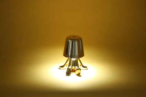 HJA23-D-ORO | Lámpara de mesa moderna con control táctil | Lámpara de noche con batería incorporada.