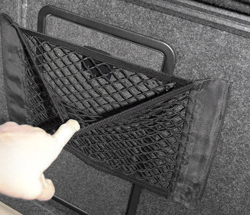 CWD-40*25CM-B | Rede tronco | Organizador universal | Bolso fechado com velcro