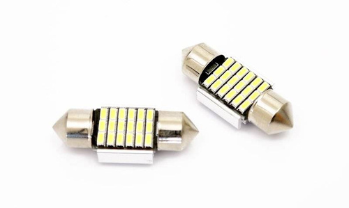 Autó LED izzó C5W 18 SMD 3014 CAN BUS