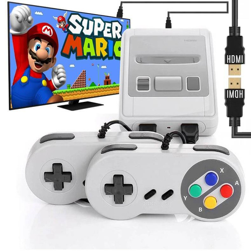 HD-SFC621 | HD MINI-console | HDMI-aansluiting | 621 spellen | TV-spel met twee pads