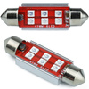 Автомобільна світлодіодна лампа C5W 6 SMD 3535 CAN BUS синя