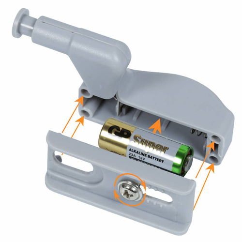 Schrankinnenbeleuchtung | mit GP 23A Batterie | D206 + Batterie