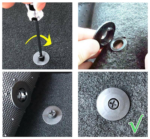 4x-CBT-001 | Set de 4x Stopper pentru covorase auto