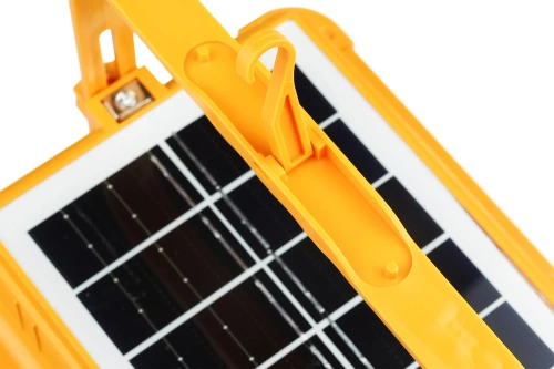 TGD-100W-AMARELO | Lâmpada solar de trabalho | Função Powerbank | LIDERADO