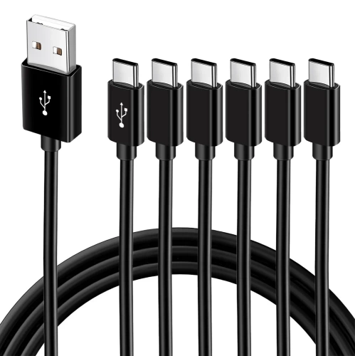 USB-Kabel | 6-in-1, Multifunktionskabel mit Datenübertragungsfunktion, 50 cm | USB-TPC-6in1-50CM