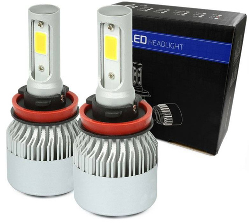 LED sæt H9 H11 S2 COB 36W 16000 lm