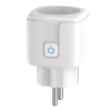 SM-P16 | Presa intelligente Wi-Fi | Funziona con Google Assistant e Amazon Alexa | Supportato da Smart Life o Tuya Smart | tipo Schuko | Wattmetro, timer