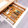 Organizzatore per posate | Inserto per cassetti in bambù con 9 scomparti | Modello KBT-G944