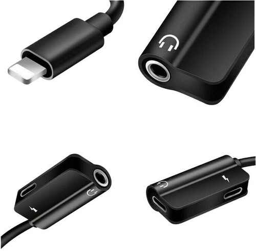 UA-001 | Lightning Adapter (iPhone) - Lightning, Jack | 2in1 audio adapter for iPhone