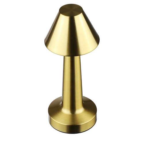 HJA12-ORO | Lámpara de mesa inalámbrica | Lámpara de noche sensible al tacto con color de luz ajustable | luz USB