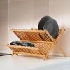 Bamboo Dish Dryer | Two-tier Drainer | KBT-427