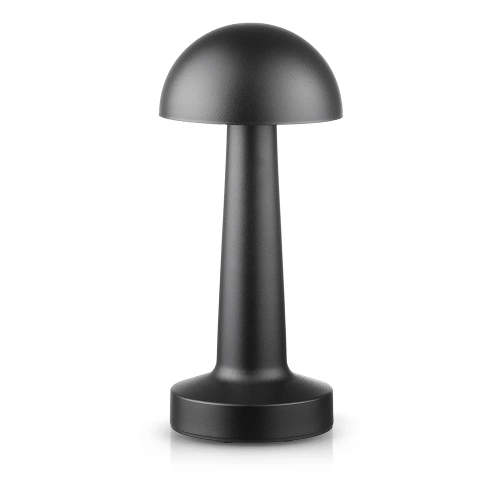 HJA11-ČERNÁ | Bezdrátová stolní lampa | Dotyková noční lampa s nastavitelnou barvou světla | USB MUSHROOM lampa