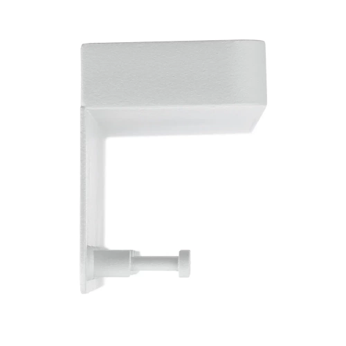 ZW-J26-WHITE | Metal key holder with shelf | White clothes hanger | Hanger with hooks