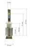 H1 CREE™ TrueWhite Technology 9600 lm R3 LED rinkinys