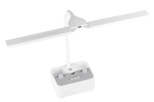 TDL-126-BLANCO | Lámpara de escritorio para niños | Lámpara LED con organizador y soporte para teléfono | Una lámpara de escritorio con capacidad de cambiar el color de la luz.