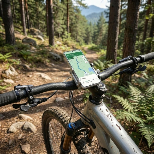 Soporte para teléfono móvil para bicicleta | soporte de aluminio para manillar | montaje universal para smartphone | soporte estable para bicicleta | CNCD-673