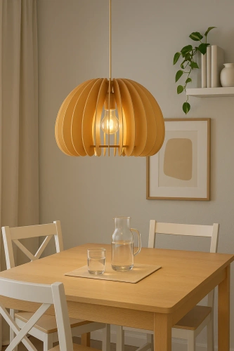 Lampada a sospensione in legno stile boho | plafoniera naturale attacco E27 | paralume decorativo in legno | stile scandinavo | YG-XD004-WOOD