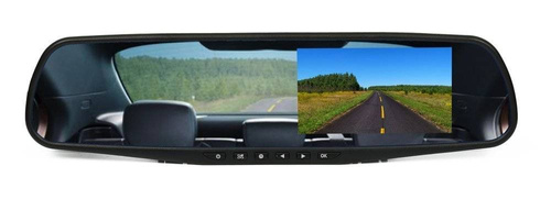 Rinkinys - 4,3 "TFT LCD atbulinės eigos kamera su galinio vaizdo veidrodžio pavaros registratoriumi, skirta 12V atbulinės eigos kamerai PZ702-1-DVR