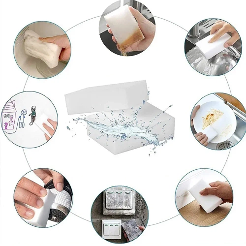 MF-S10x6CM-W | Set of 5 magic sponges | Cleaning sponges