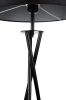 HM113-NEGRU | Lampă de podea neagră | Iluminat modern, elegant pentru sufragerie și dormitor | Lampă de podea neagră cu cadru metalic