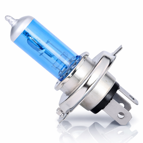 Un set de becuri tungsten H4 Super White 55W