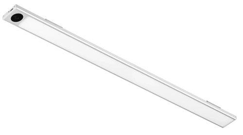 HSL-S50CM-SØLV | Møbellampe med bevægelsessensor | Trådløst natlys med sensor | LED underskabslampe 50 cm