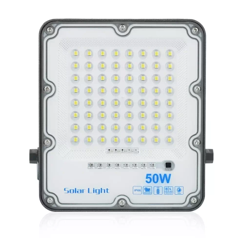 Szett LED reflektor 50W + Napelem 6V/6W távirányítóval | 1500lm, 3000mAh, IP66