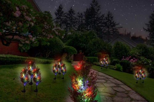 FLD-32-C | Cypress LED solar garden lamp | 80cm, 600mAh