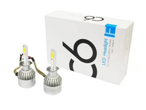 Sæt med H1 C6 COB BridgeLUX™ LED-pærer 7600 lm