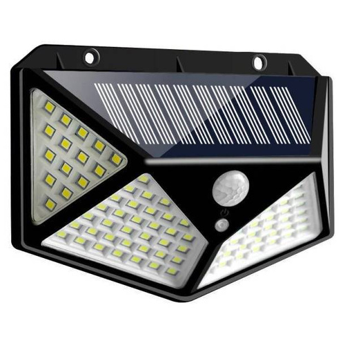 SFL-100LED | LED solcellelampe med bevægelsessensor | 100 2835 SMD LED&#39;er