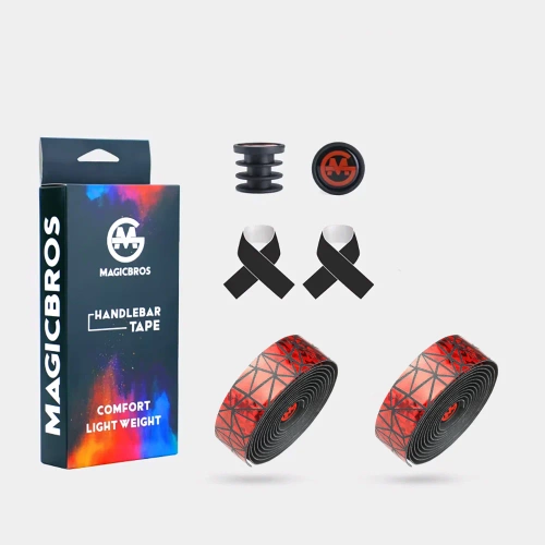 Bandă ghidon antiderapantă cu reflector | Bandă EVA+PU 3,5 mm pentru biciclete Gravel | XKHBD-1-R