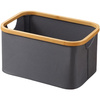 OCF-260-GRAY | Кошик для білизни | Кошик для білизни складаний | Тканинний контейнер для іграшок | Органайзер для аксесуарів