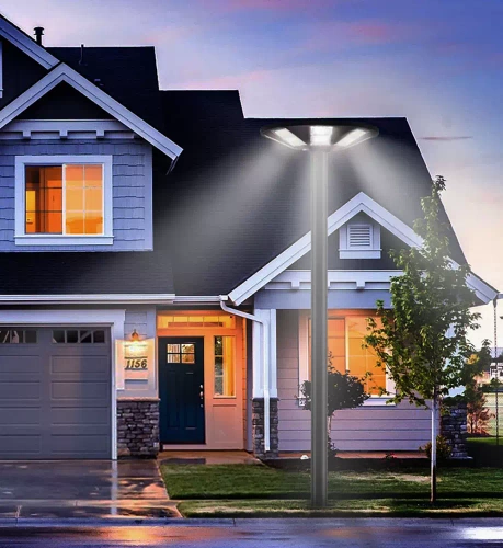 LDT-B840 | Lanternă Stradă, Lampă Solară LED OZN | 1000W, 12Ah, IP65, 672 LED SMD5730 | panou solar mare 6V/15W | la distanta