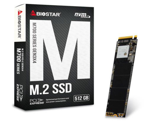 SSD Biostar M700 M.2 NVMe PCI-E x4 Gen3 512GB BOX