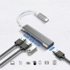 ХЪБ | USB-C към 4x USB-A сплитер | адаптер, сплитер тип С 4в1