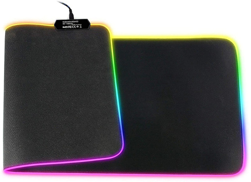 MP-001L | Tapis de souris | 80x30 cm | Rétroéclairage LED RVB | 13 modes d'éclairage