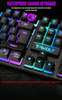 T20 | Gaming computer tastatur med LED baggrundsbelysning