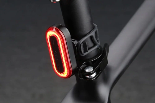 Lumină spate bicicletă USB COB | lumină roșie puternică | impermeabil IPX8 | BK-L400