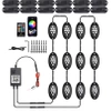 Lampade per auto | LED RGB | 12 pezzi