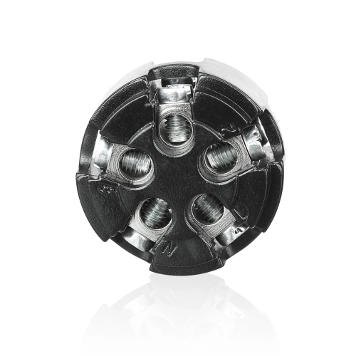 Conector de derivação de cabos estanque IP68 | Conector em T impermeável 5 pinos 450 V 32 A para cabos de 4–14 mm | M685-T1