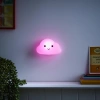 Luce notturna a LED in silicone a forma di nuvola | Lampada portatile per bambini con 9 colori di luce | Lampada ricaricabile tramite USB | JL-907