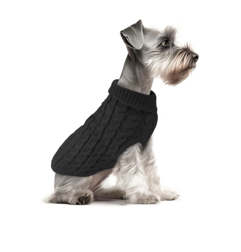 Hundetrøje eller kattebluse | str. L | sort | PET-014L-BLACK