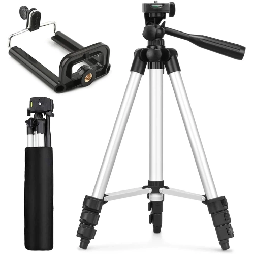 Z14-Black | 1/4 "tripod 103cm | Phone holder | Pouch