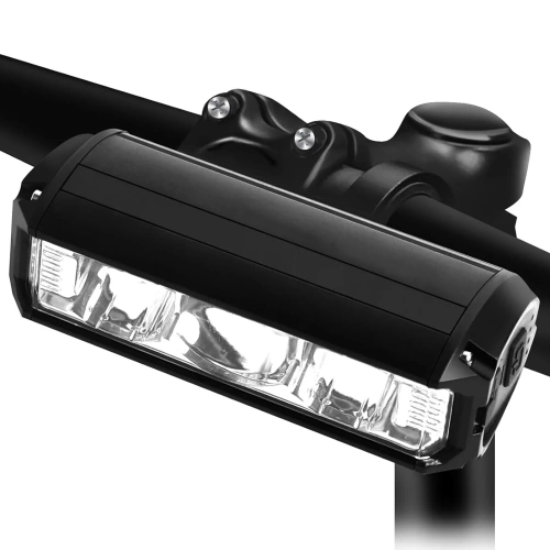 Galingas 1200 lm LED priekinis dviračio žibintas | Vandeniui atsparus įkraunamas USB dviračio žibintas | Dviračio žibintai, 3 režimai | IPX5 EOS630