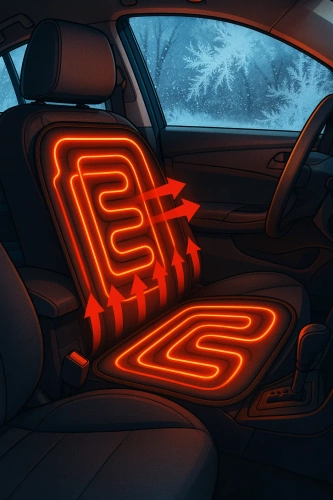 Univerzálna vyhrievaná autopoťahová podložka | 12 V | čierna | ZX-008-BLACK