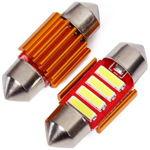 Автомобільна світлодіодна лампа C5W 4 SMD 7014 CAN BUS