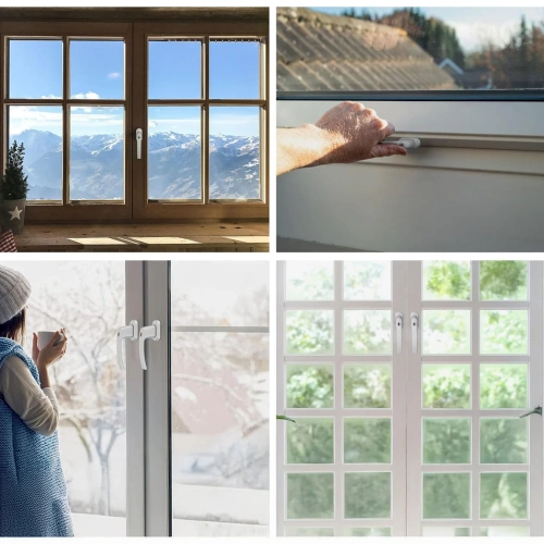 Kľučka dverí so zámkom | Biela | FH-D12-BIELA