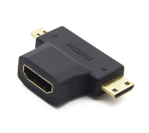 HA-3 | Adaptor HDMI la Mini HDMI și Micro HDMI | 4K | 3D