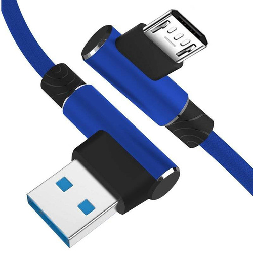 AM30 | Micro-USB 1M | Hajlított telefontöltő USB-kábel | Gyorstöltés 3.0 2.4A