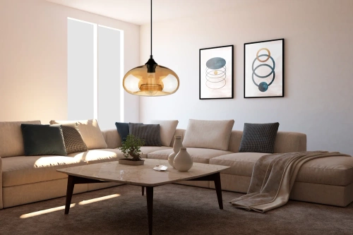 GB-D28-LBR | Lampada a sospensione moderna in vetro | Marrone chiaro